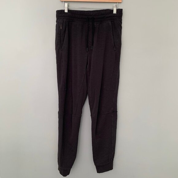 Lululemon pull on elastic waist black casual athletic joggers - Picture 1 of 9